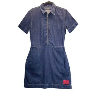 Calvin Klein Jeans Blue Denim Dress